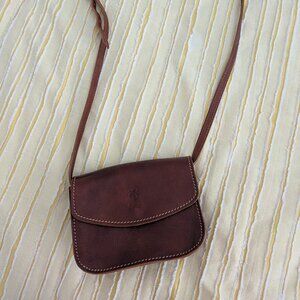 Italian leather handmade crossbody purse - Fireneze